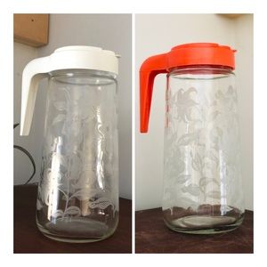 Set of Vintage tang pitchers